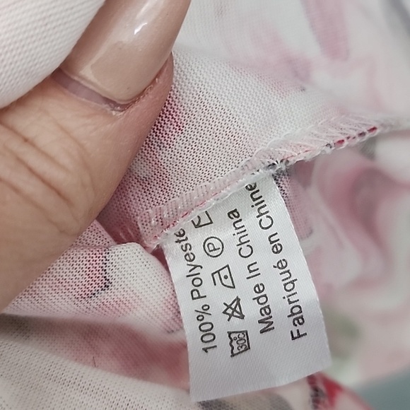 Show me your Mumu floral rose pink robe o/s one size - Picture 5 of 6